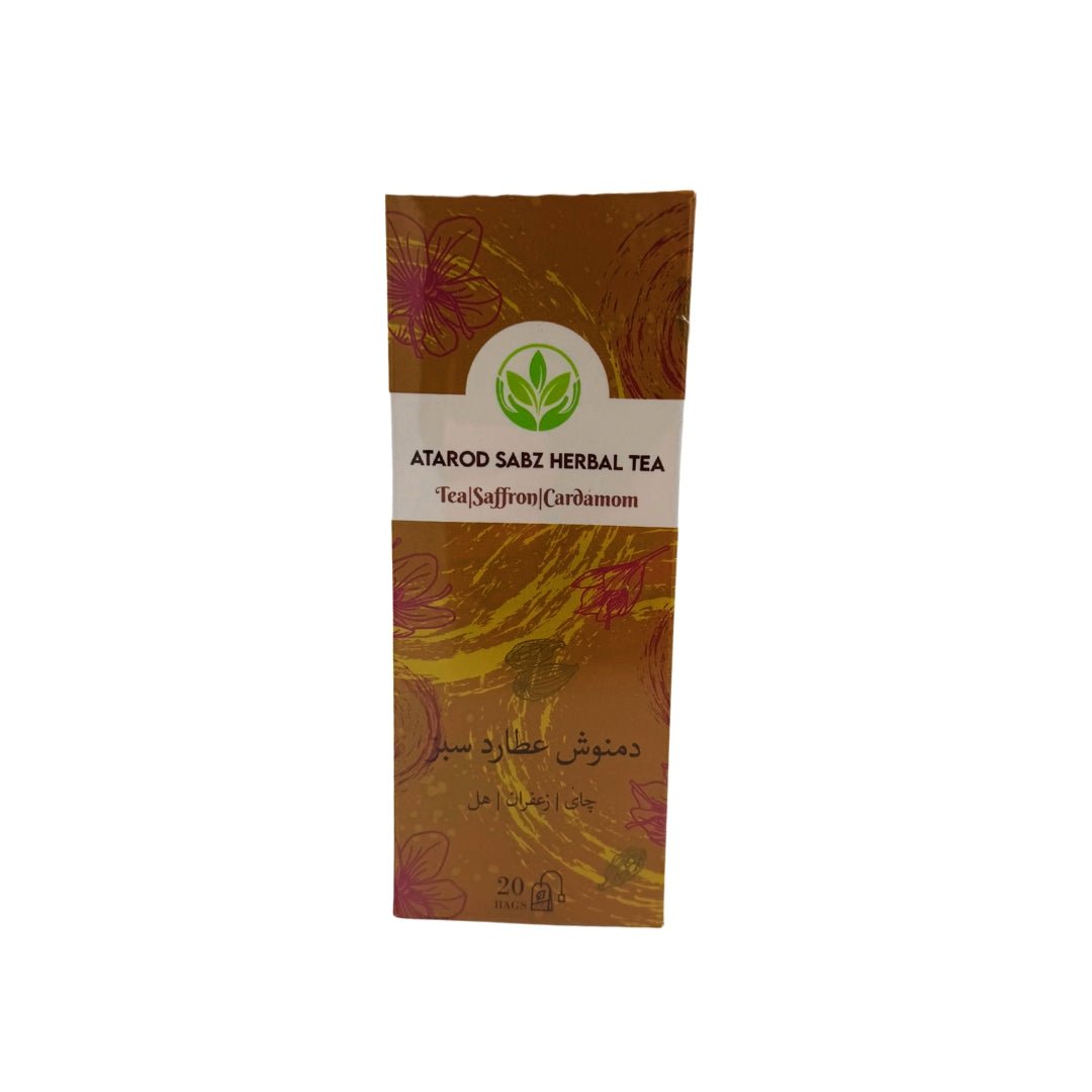 Atarod Sabz | Tea & Saffron & Cardamom (20 Bags) - CartMart