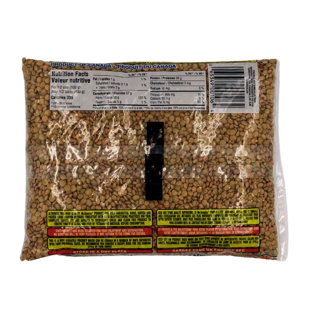 Mr.Goudas | Green Lentils Small (450 gr) - CartMart