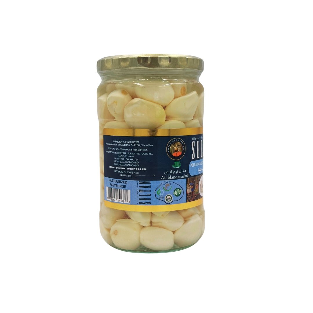 Sultan | Peeled Garlic Pickled White (680 gr) - CartMart
