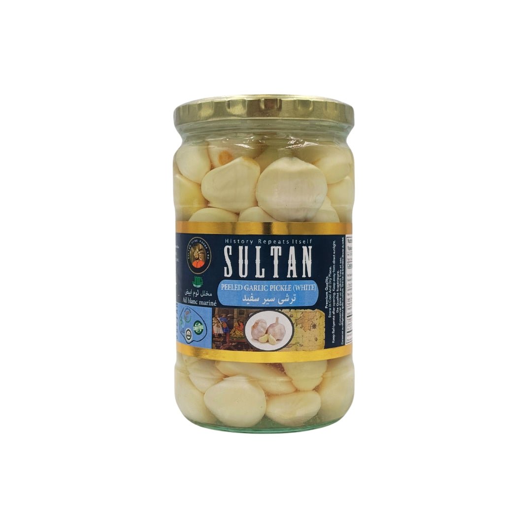 Sultan | Peeled Garlic Pickled White (680 gr) - CartMart
