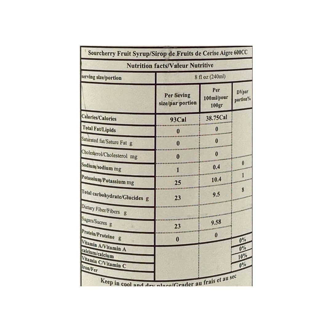 Sunich | Sour Cherry Syrup (600 ml) - CartMart