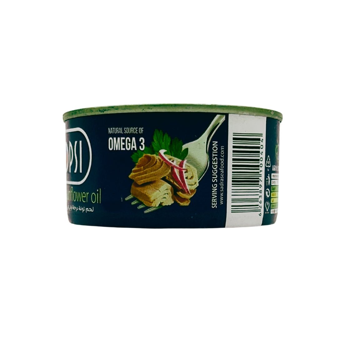Topsi | Tuna In Sun Flower Oil (180 gr) - CartMart