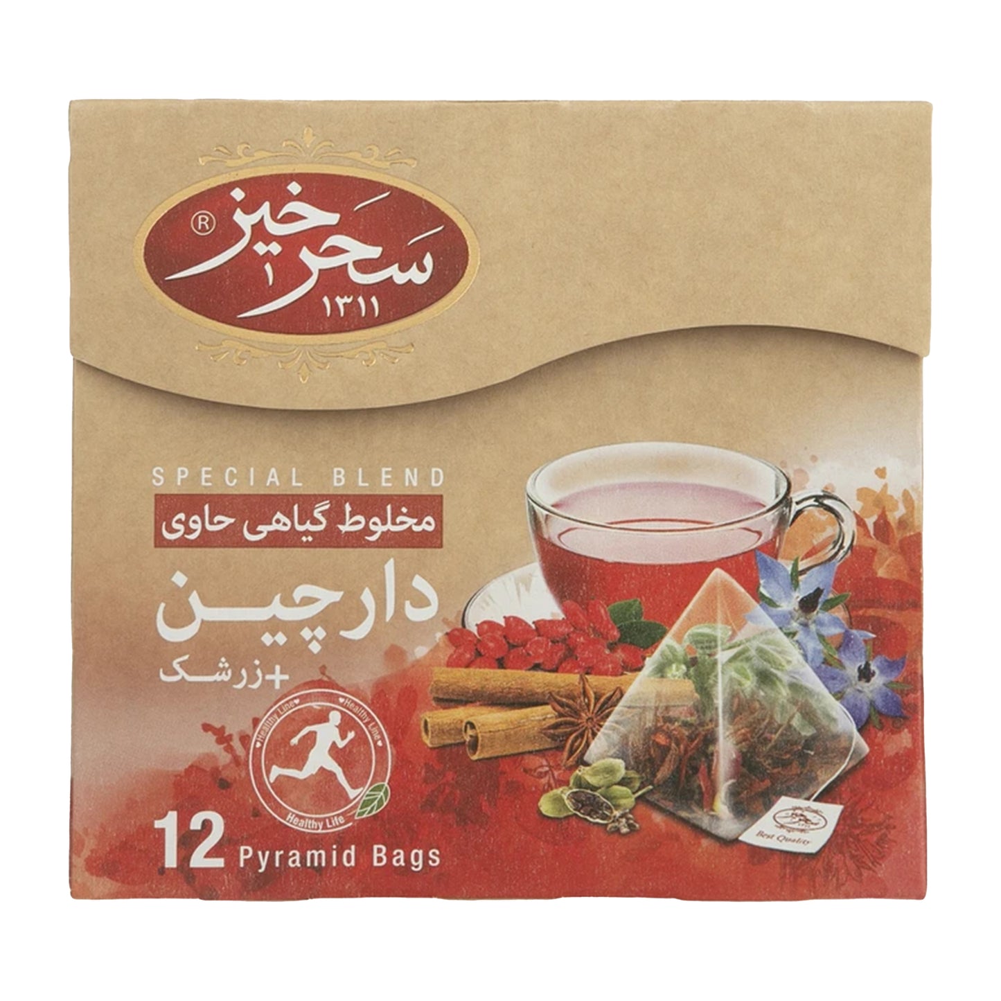 سحرخیز | دمنوش دارچین و زرشک (2 گرم)