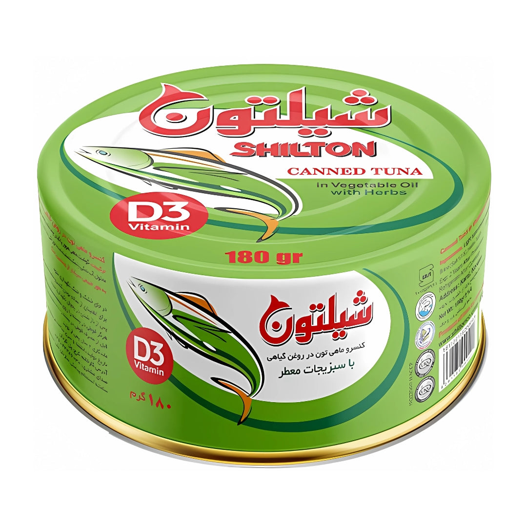 Shilton | Canned Tuna In Vegetable Oil (180 gr)