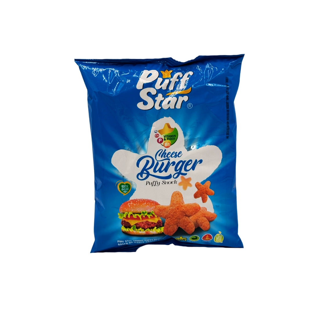 Puff Star | Cheese Burger Puffy Snack (50 gr)