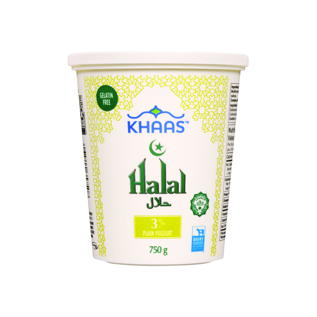 Khaas | Yogurt Halal 3% (750 gr)