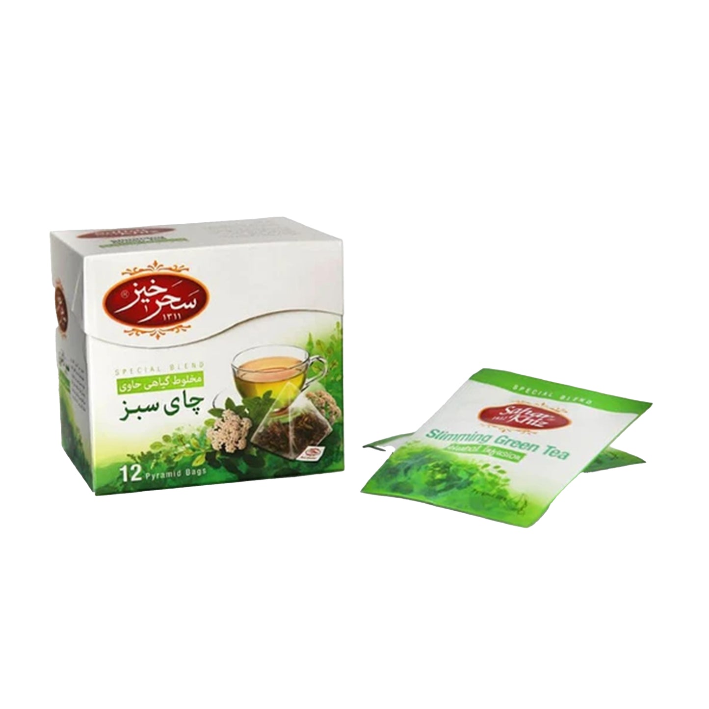 سحرخیز | دمنوش چای سبز - تناسب اندام (2 گرم)