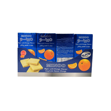 Minoo | Wafer with Orange Flavour 12 PSC (35 gr)