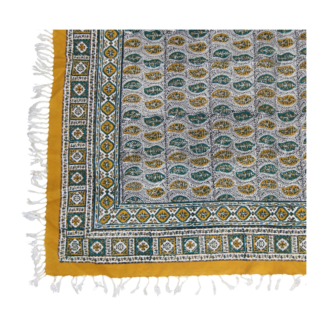 فرنام | رومیزی برگ زعفران (80 * 80cm)