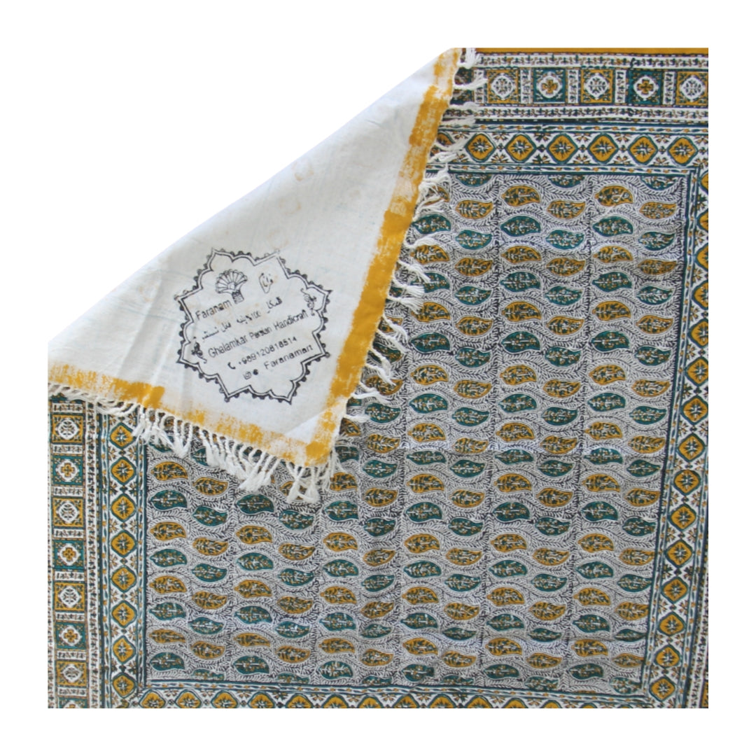 فرنام | رومیزی برگ زعفران (80 * 80cm)