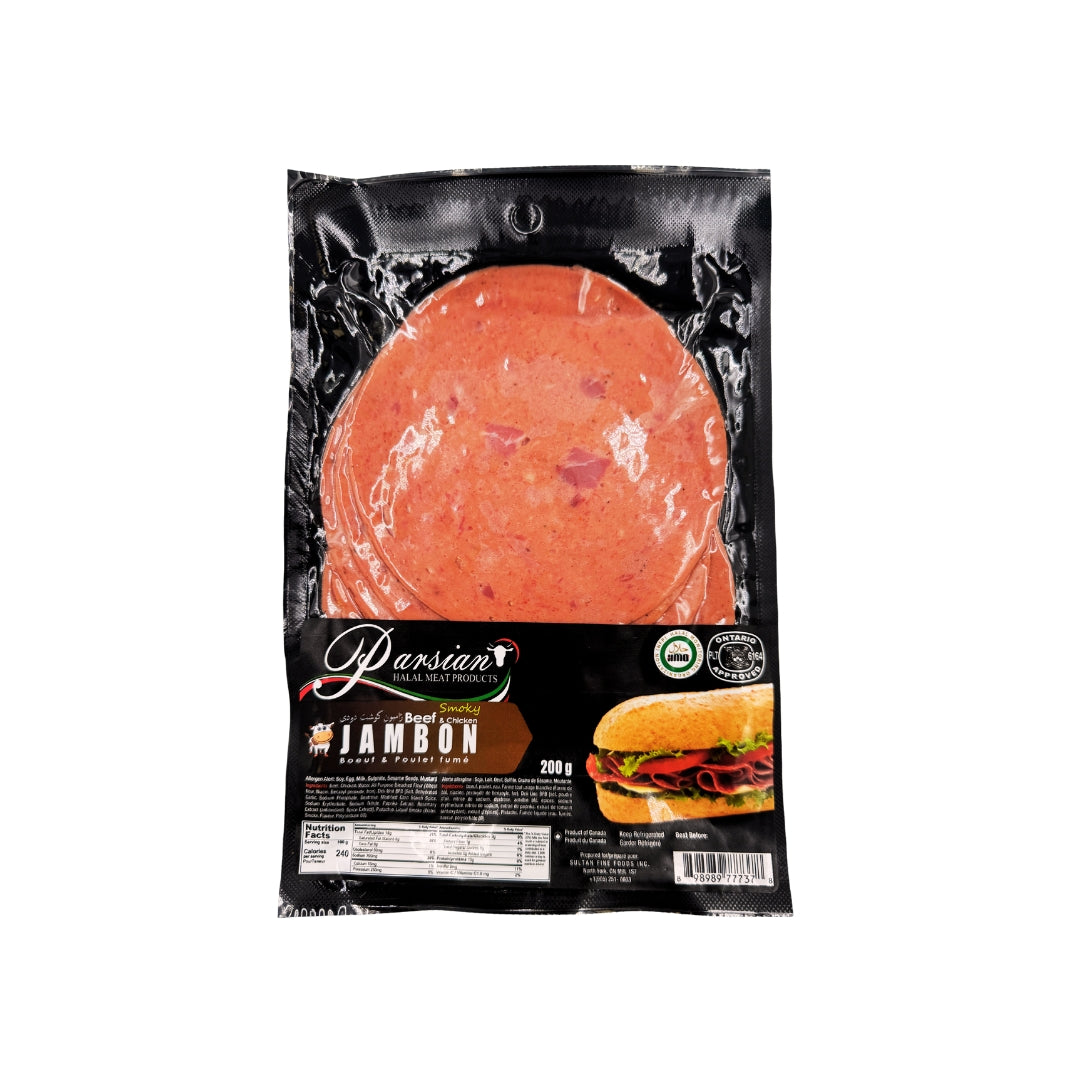 Parsian | Beef & Chicken Jambon - Smoky - Sliced (200 gr)