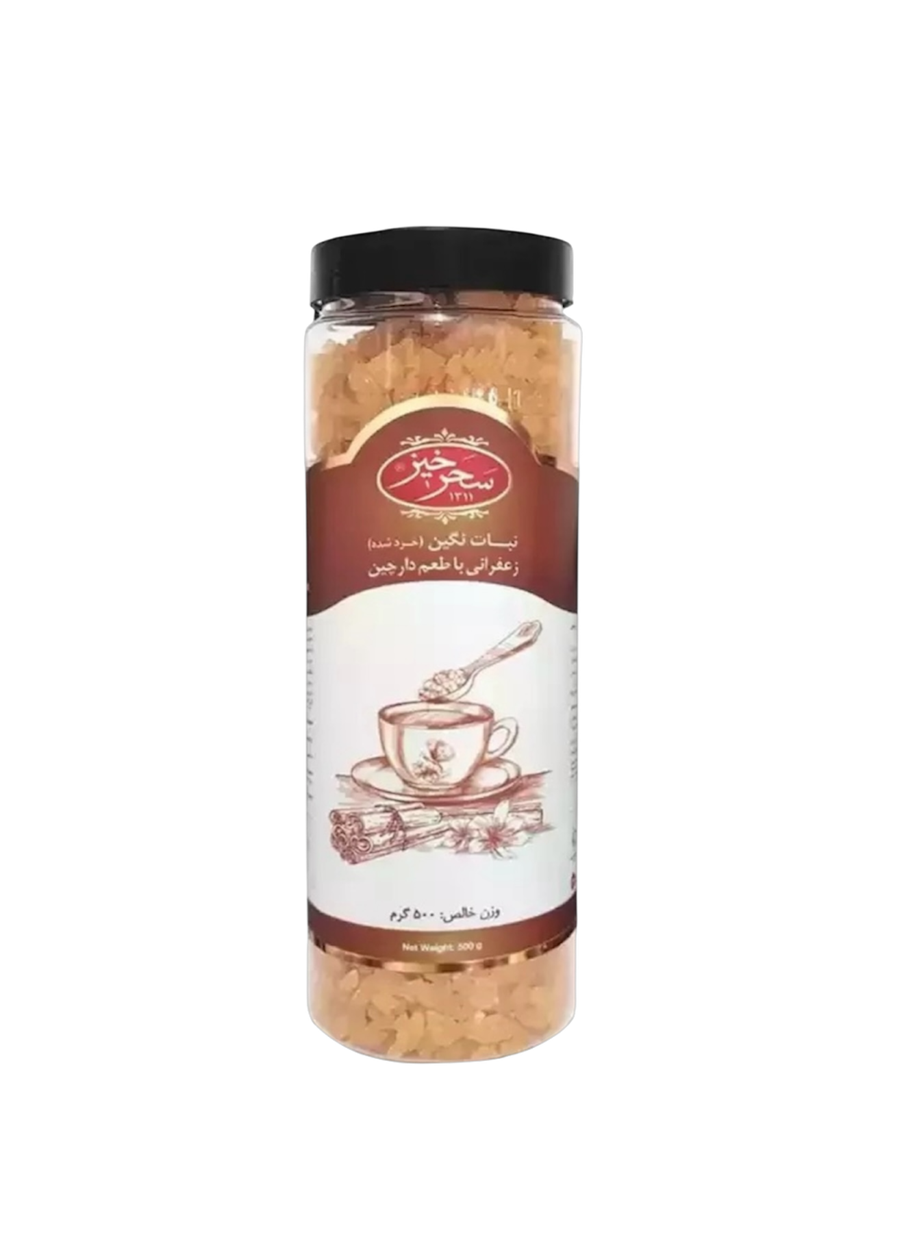 Saharkhiz | Crushed Saffron & Cinnamon Rock Candy (500 Gr)
